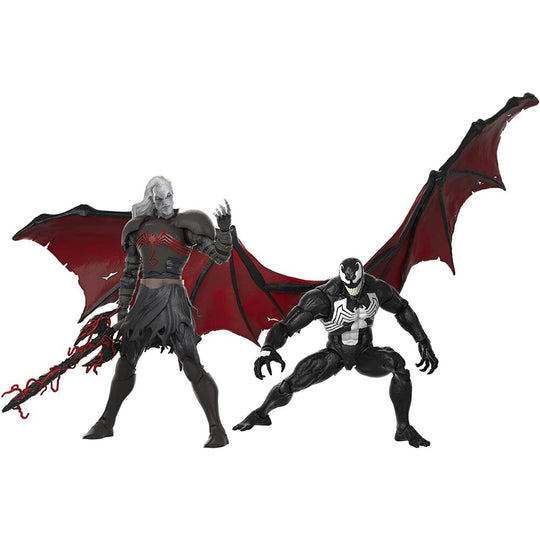 Set Marvel Legends King in Black Knull et Venom prêt à être offert en cadeau
