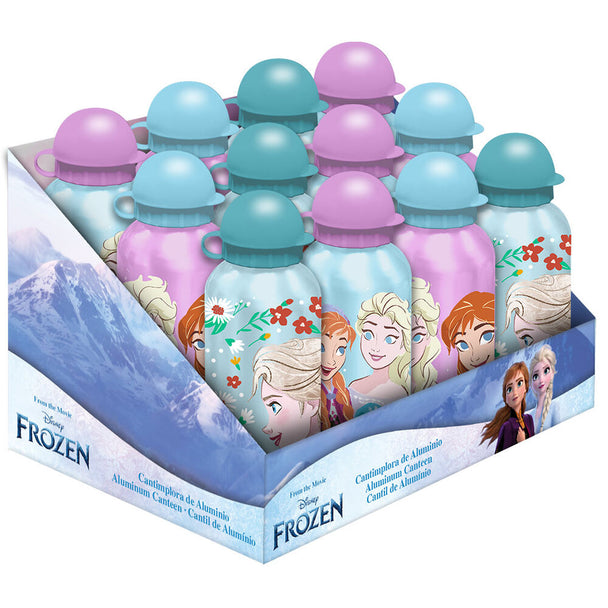 Vue rapprochée du bouchon sécurisé de la gourde Disney Frozen 500ml