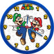 Vue détaillée de l'horloge Super Mario Bros signée KIDS LICENSING, parfaite pour décorer une chambre d'enfant