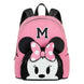 Sac à dos Disney Minnie Heady montrant les bretelles ajustables confortables et résistantes.