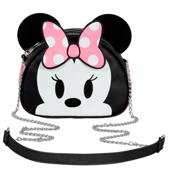 Image du sac à dos Minnie Heady ouvert, révélant l'intérieur spacieux et pratique