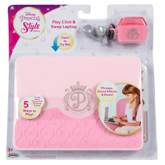 Étui de rangement rose pour casque audio assorti au design Disney Princesses