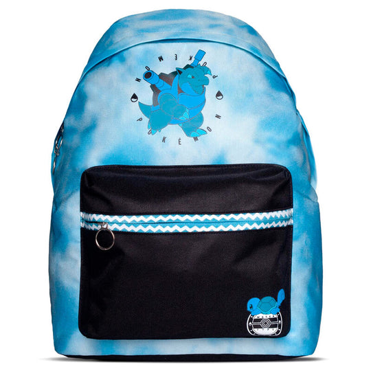 Sac à dos Pokémon Squirtle Evolutions DIFUZED avec design coloré et évolutions de Squirtle visibles