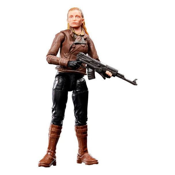 Figurine Vel Sartha 15cm de Star Wars Andor vue de face avec accessoires