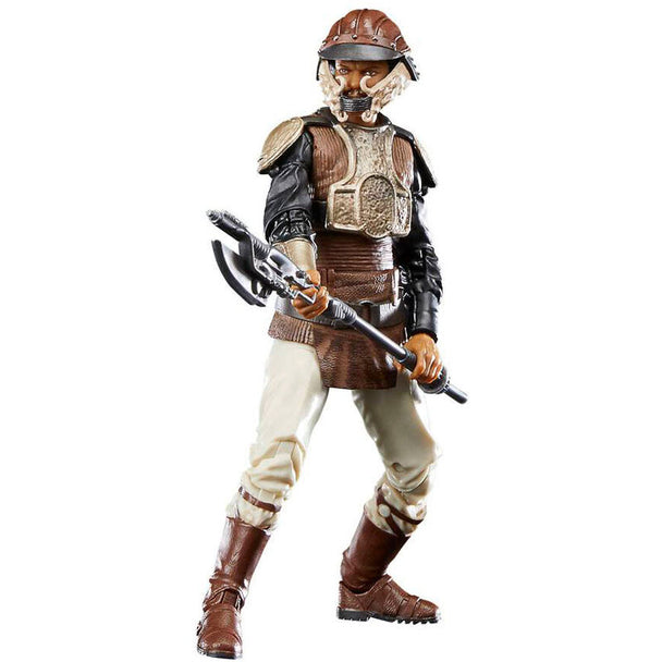 Détail des accessoires inclus avec la figurine Lando Calrissian HASBRO 15cm édition anniversaire