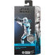 Figurine HASBRO Star Wars Fallen Order avec lance-roquettes et accessoires sur fond blanc