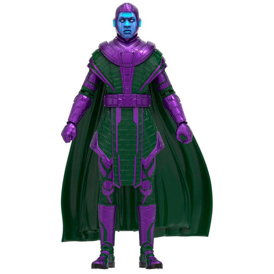 Gros plan sur les détails du visage et de la tenue de la figurine Cassie Lang Kang The Conqueror