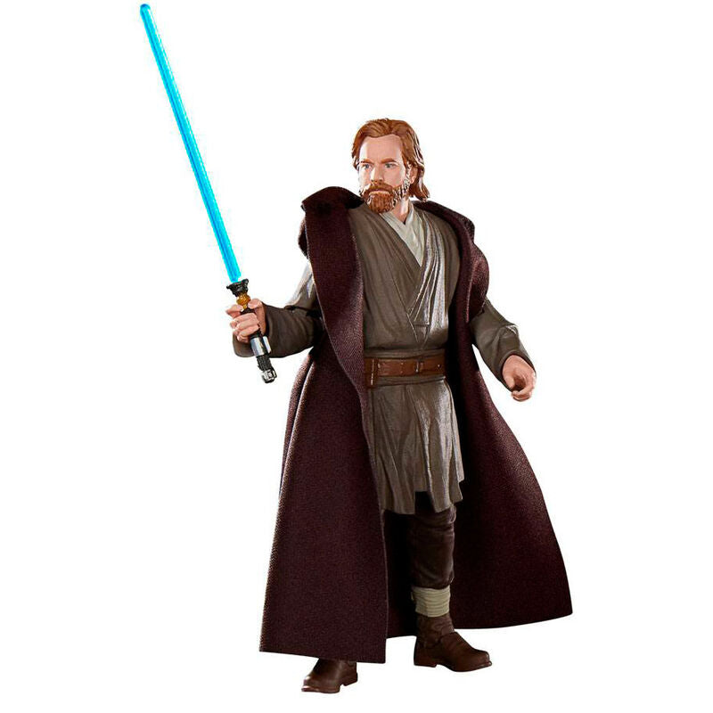 Vue de profil de la figurine Star Wars Obi-Wan Kenobi Jabiim 15 cm de la Black Series HASBRO