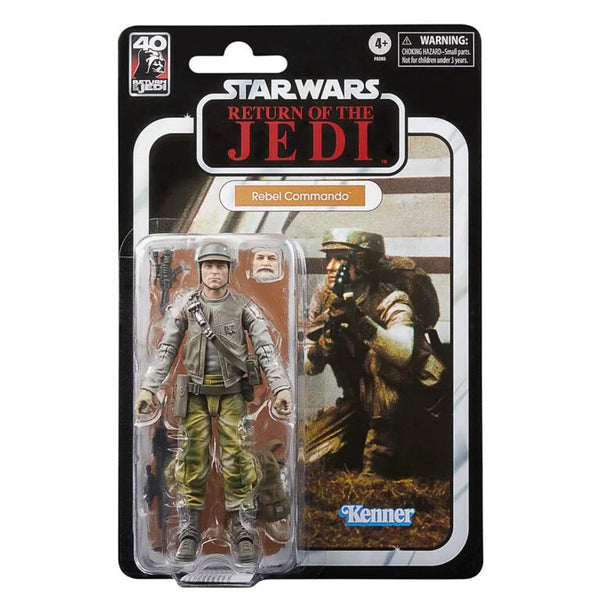 Figurine Rebel Commando Star Wars 15cm articulée vue de face avec accessoires
