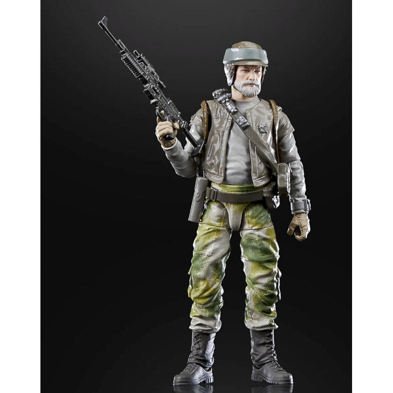 Figurine Star Wars Rebel Commando en position dynamique avec arme