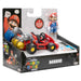 Figurine Mario Kart Super Mario Kart en position dynamique sur fond neutre