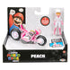 Figurine Peach Kart 7cm vue de face avec détails colorés du kart