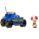 Figurine Toad Kart posée sur une surface blanche montrant sa stabilité et son équilibre