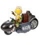 Vue arrière de la figurine Koopa Troopa Kart mettant en évidence les détails du kart