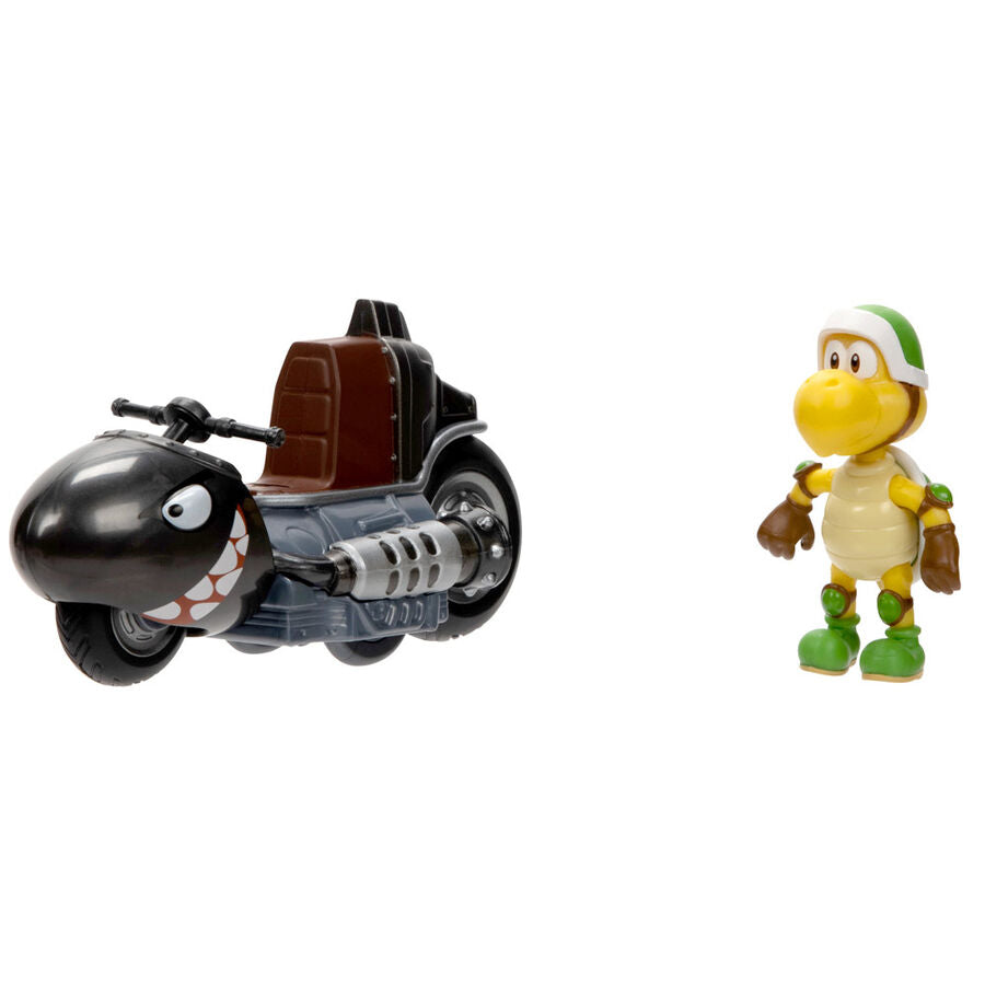 Figurine Koopa Troopa Kart en position dynamique prête pour la course