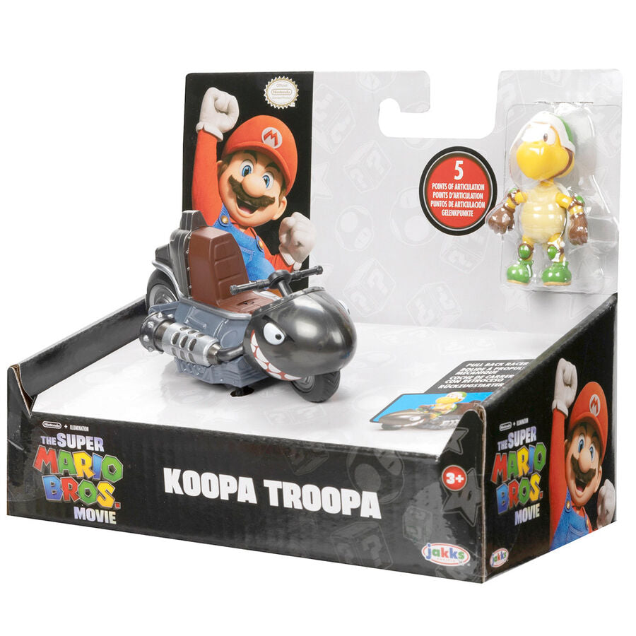 Image de la boîte d'emballage officielle JAKKS PACIFIC de la figurine Koopa Troopa