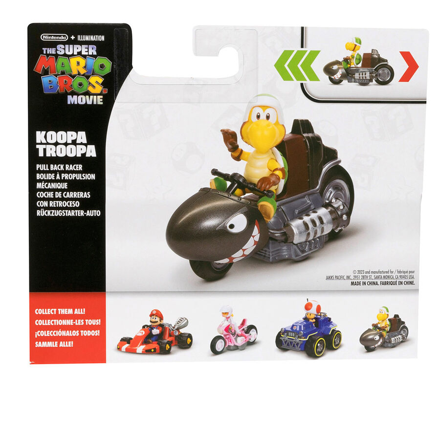 Comparaison de la figurine Koopa Troopa Kart 6cm avec une pièce de monnaie pour l'échelle