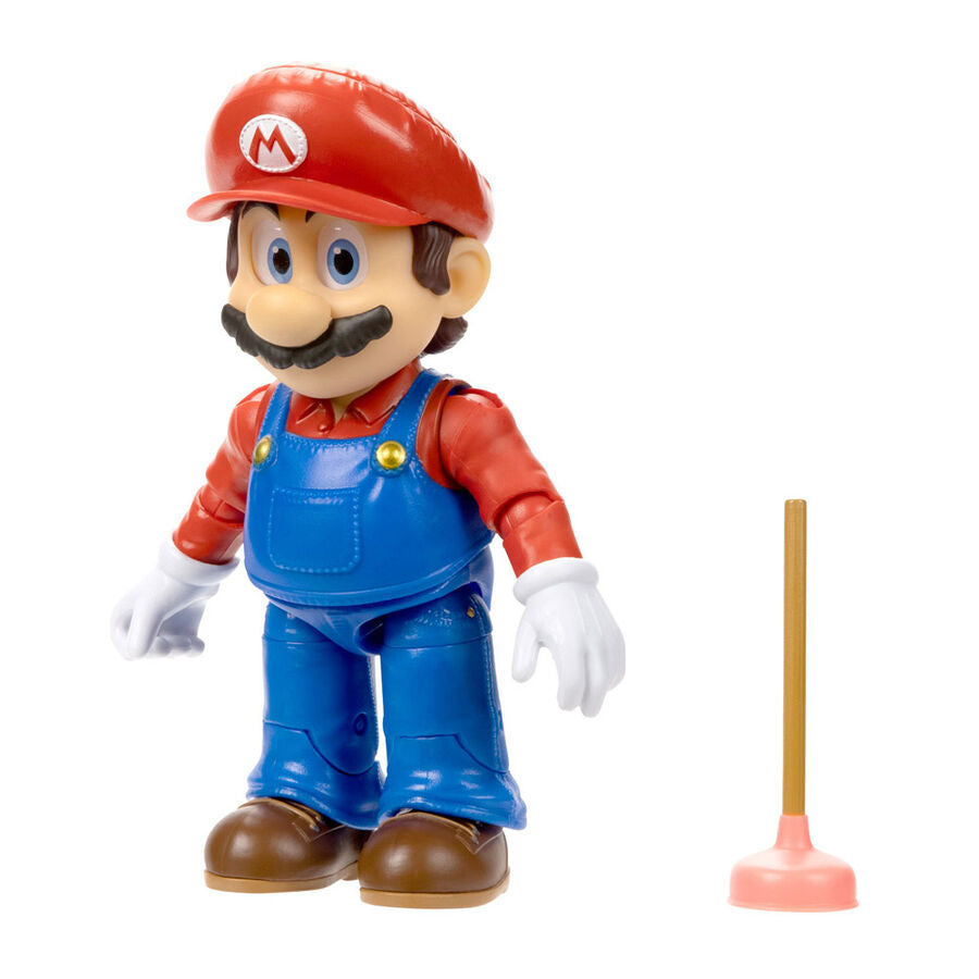 Détail des mains et gants blancs de la figurine Super Mario Bros