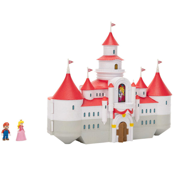 Zoom sur la figurine de Mario incluse dans le playset officiel Super Mario Bros