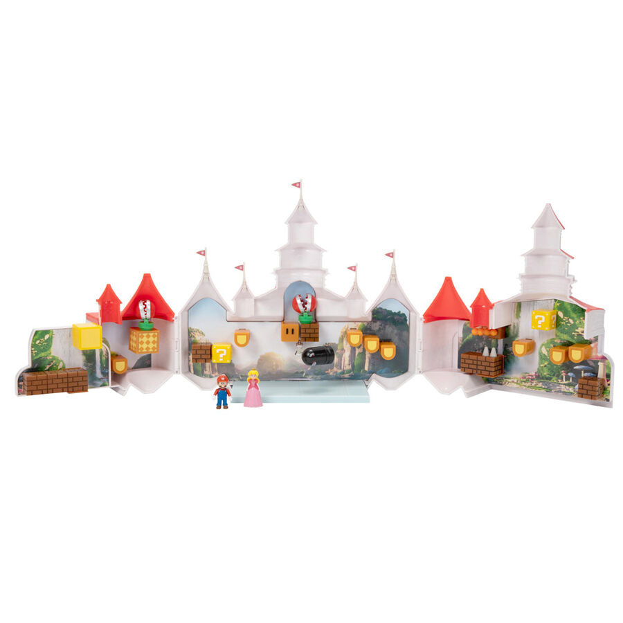 Photo rapprochée des textures et finitions des figurines Mario et Luigi