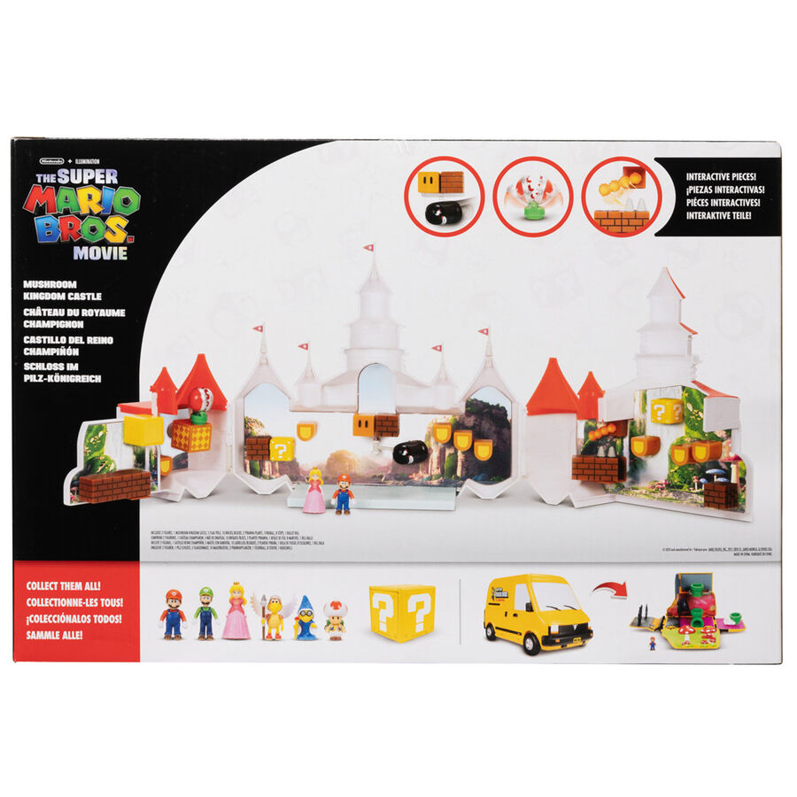 Photo du playset Super Mario Bros The Movie prêt à être utilisé pour le jeu