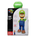 Vue arrière de la peluche Luigi montrant le dos du chapeau et des vêtements