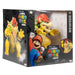 Figurine Bowser en position d'attaque mettant en valeur ses griffes et sa queue