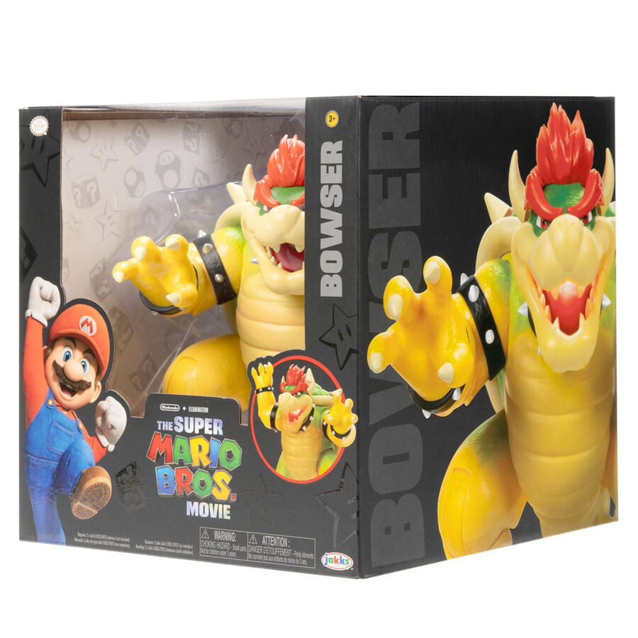 Emballage original JAKKS PACIFIC de la figurine Bowser Super Mario Bros 17,5 cm
