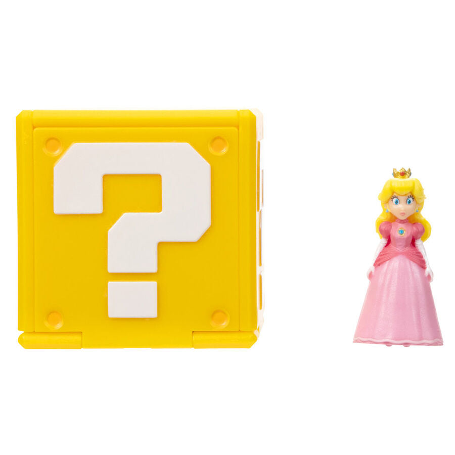Figurine Waluigi en tenue violette avec casquette et moustache fines