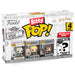 Blister Funko Bitty POP Harry Potter avec 4 figurines miniatures, incluant Voldemort, présentées dans un coffret acrylique transparent.