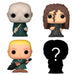 Zoom sur la figurine Bitty POP Voldemort de 2,2 cm dans son boîtier acrylique avec socle détachable, parfaite pour collectionneurs.