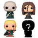 Zoom sur la figurine Bitty POP Voldemort de 2,2 cm dans son boîtier acrylique avec socle détachable, parfaite pour collectionneurs.
