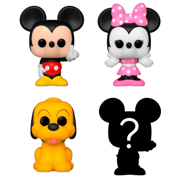 Zoom sur la figurine Bitty POP Mickey Mouse de 2,2 cm, miniature collector FUNKO avec détails soignés