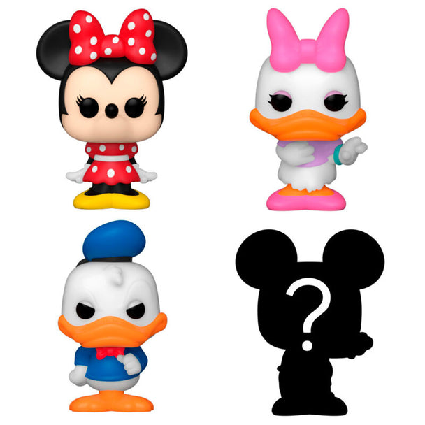 Zoom sur la figurine Bitty POP Disney Minnie avec socle détachable en acrylique pour collectionneurs