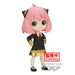 Figurine Anya Forger III ver.A Q posket de Spy X Family en vue de face, détails précis et couleurs vives