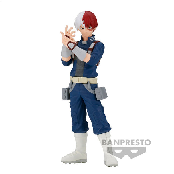 Figurine Shoto II My Hero Academia vue de face avec détails précis et couleurs vives