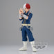 Profil latéral de la figurine Shoto II montrant la posture dynamique et le design soigné