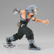 Zoom sur le visage expressif de la figurine Tetsutetsu Real Steel My Hero Academia