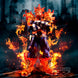 Ensemble des trois images de la figurine Endeavor My Hero Academia, édition spéciale 19 cm