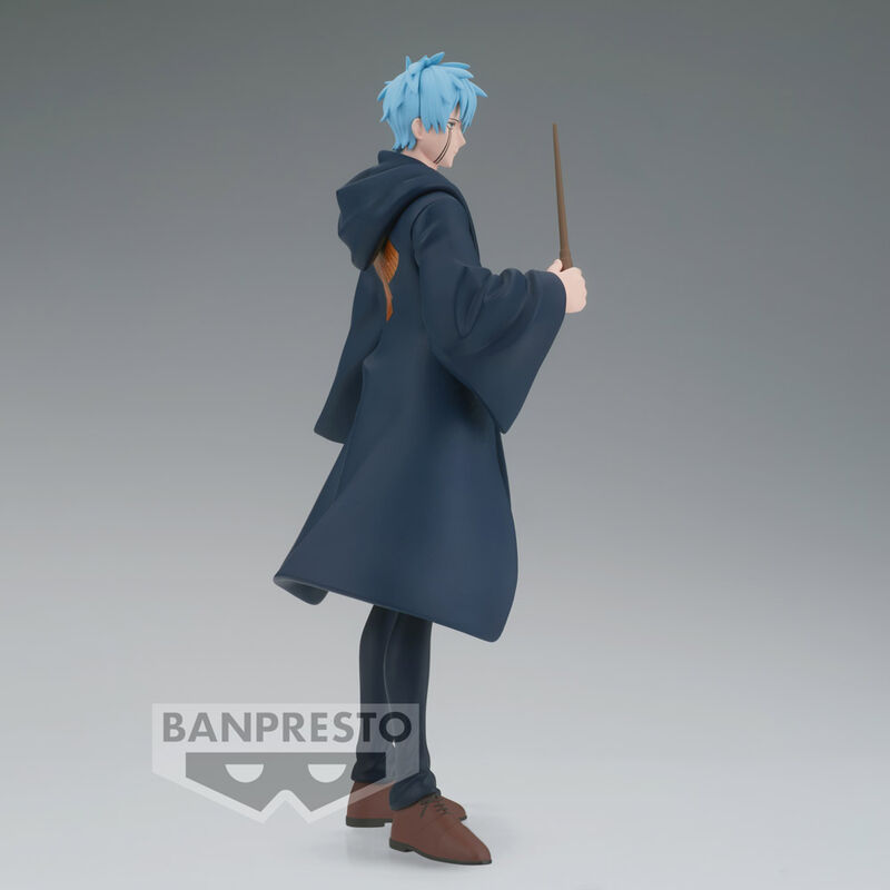 Gros plan sur le visage expressif de la figurine Mashle DXF Lance Crown BANPRESTO