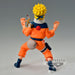 Vue arrière de la figurine Naruto Shippuden Uzumaki Naruto II mettant en valeur la texture et les couleurs vives