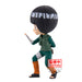 Présentation complète de la figurine Rock Lee Q Posket sur fond blanc pour collection