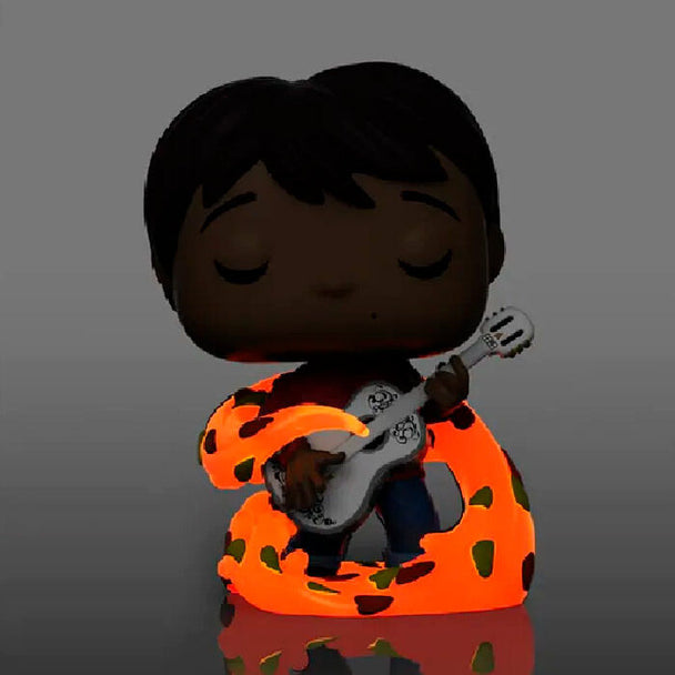 Figurine Funko POP exclusive de Miguel de Disney Pixar Coco en vinyle de 9cm dans sa boîte vitrine
