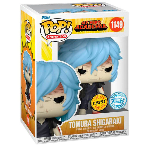 Figurine Funko POP Tomura Shigaraki de My Hero Academia, édition exclusive Chase dans sa boîte fenêtre cadeau de 9 cm