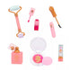 Rouleau de jade vert inclus dans la trousse de maquillage Disney Princesses pour enfants avec outils colorés