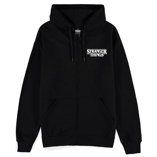 Sweat à capuche Stranger Things Fireball DIFUZED face avant avec logo distinctif Fireball