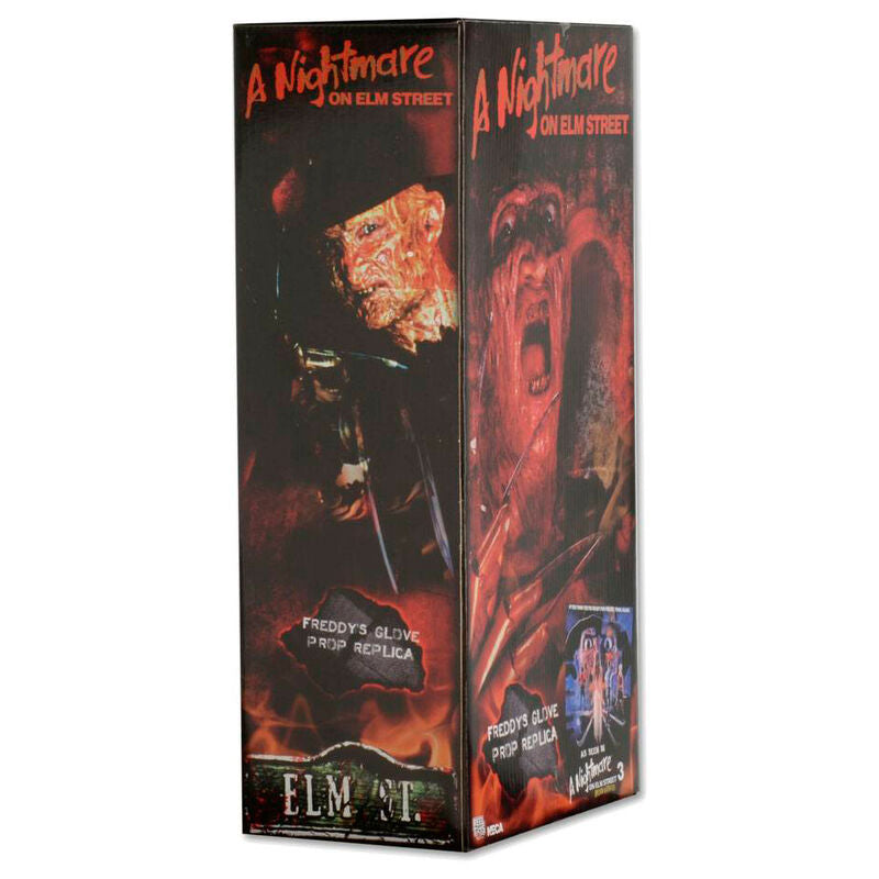 Emballage officiel NECA du gant Freddy Krueger A Nightmare on Elm Street 3.
