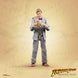 Vue rapprochée du visage et des traits réalistes de la figurine Indiana Jones 15cm