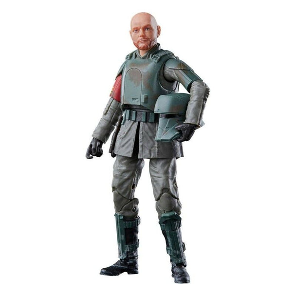 Détail des accessoires inclus avec la figurine Migs Mayfeld de 15 cm de la gamme Black Series.