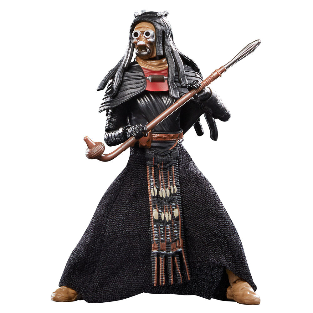Figurine Tusken Warrior de 9,5 cm vue de face avec accessoires Star Wars